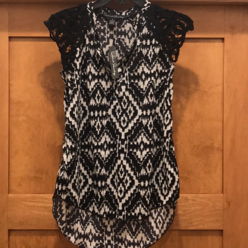 French Laundry crochet tank